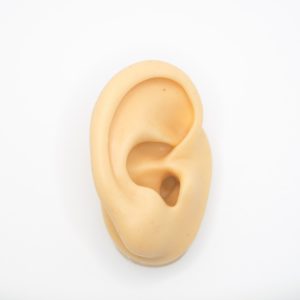 Oreja de silicona