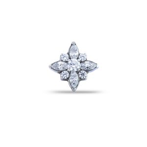 Flor 8 petalos (cristal cz)