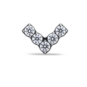 Flecha con circonitas (threadless)