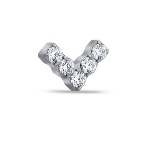 Flecha con circonitas (threadless)