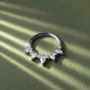 opal tiara de cristal