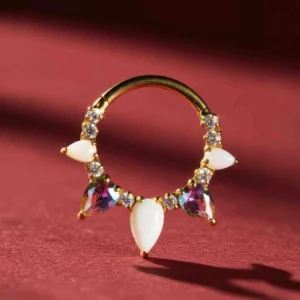 opal tiara rosa Front